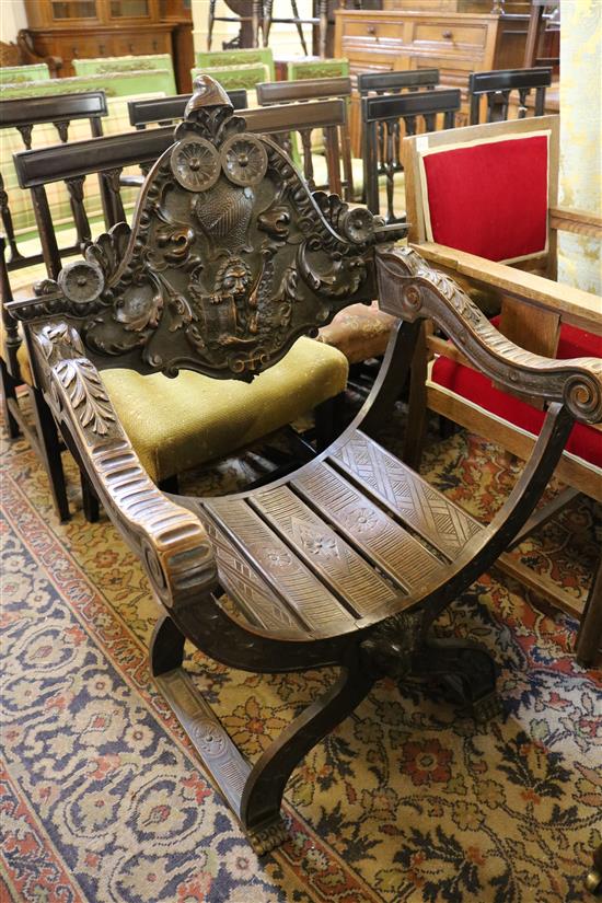Savonarola style chair